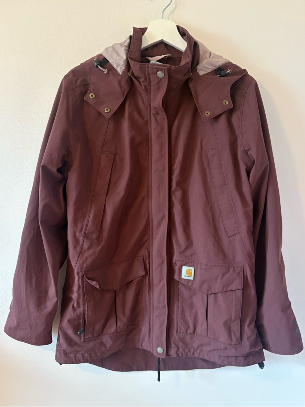 Carhartt Women's Deep Wine Storm Defender Shoreline Jacket M